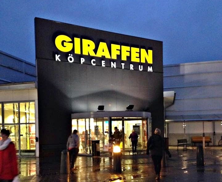 Giraffen köpcentrum